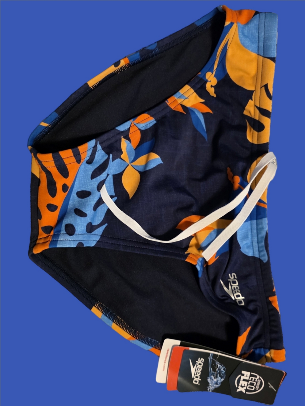 4/$67 Deal! NWT Speedo Navy Floral Swim Bikini Bottom